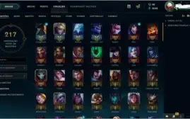 Conta Platina 1 75pdl / 62 SKINS (1 ULTIMATE) / 111 campeões