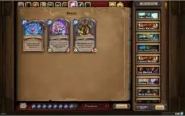Conta Hearthstone, Muitas cartas lendarias e fundos antigos