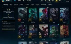 Conta PLATINA 4 | 68% Win - Lol (League Of Legends) Elomoon