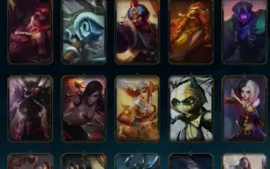 Conta Lol Lux elementarista, Ezreal pulsefire e muito mais