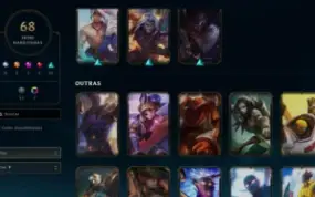 Conta Lol Lux elementarista, Ezreal pulsefire e muito mais