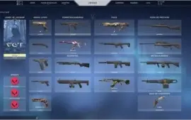 Conta de Valorant 500 REAIS em SKINS (BARATO NAO JOGO MAIS)