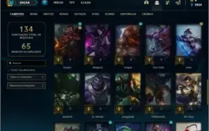 Conta prata 3 com 50 champs e 35 skins +1 Prestigio da Fiora