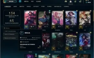 Conta prata 3 com 50 champs e 35 skins +1 Prestigio da Fiora