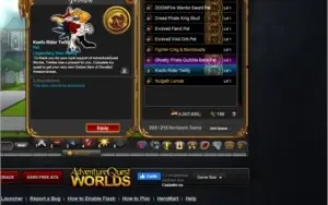 Conta aqw member com classic alpha pirate,beta berserker vot