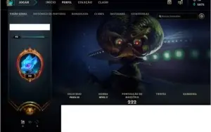 CONTA LOL SKIN'S, BORDA OURO, BORA PARA SMURF