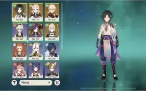 Ar43. Xiao + jade, kazuha + arma do passe, albedo e mais