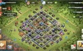 conta cv 13 clash of clans com royale nvl 10 top