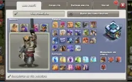 conta cv 13 clash of clans com royale nvl 10 top
