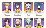 Genshin Impact - AR 56 América - 6 Personagens T5 3 Arma T5