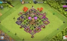 CLASH OF CLANS CV 07 / 4 CONSTRUTORES / PODE MUDAR DE NICK