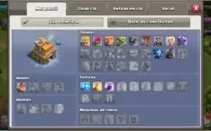 CLASH OF CLANS CV 07 / 4 CONSTRUTORES / PODE MUDAR DE NICK