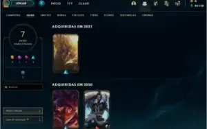 Conta lol diamante ex grão mestre