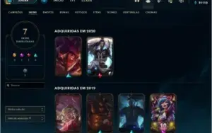 Conta lol diamante ex grão mestre