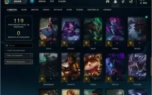 Conta Diamante 4 no League of Legends