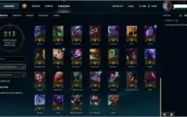Conta League of Legendes Level 57 Borda GOLD 69 champs