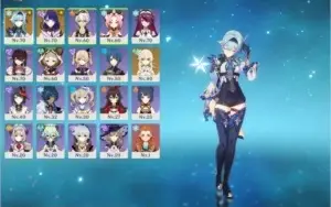 Eula, shogun, atlas celestial+4500 Gemas