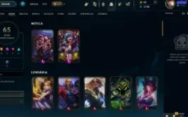 Conta Bronze - 65 Skins - 132 Campeões