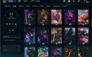 Conta Platina 2 com 95 Champs e 65 Skins