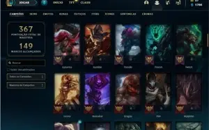 Conta Platina 2 com 95 Champs e 65 Skins
