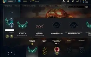 Conta Platina 2 com 95 Champs e 65 Skins