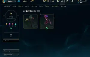 Ouro 1 com 40 Champs e 24 Skins