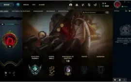 Conta LoL, Platina ll, 70% de Win Rate
