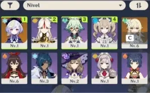 Qiqi + Ningguang + Sucrose + Barbara AR7