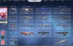 CONTA DE VALORANT 55K DE VP NA CONTA + SKINS