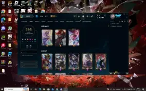 Conta League of Legends e Valorant