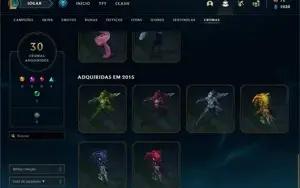 CONTA LEAGUE OF LEGENDS 2011