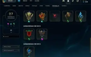 CONTA LEAGUE OF LEGENDS 2011