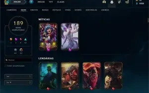 CONTA LEAGUE OF LEGENDS 2011