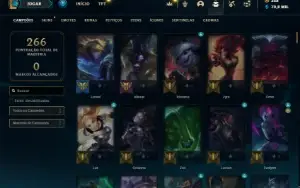 Conta ouro 4 com 558 Skins + 4 Raras + 20 Icones Raros