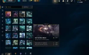 Conta De League Of Leagends/Full Acesso/ Espolio Recheado