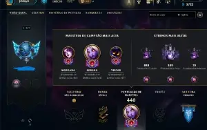 Conta De League Of Leagends/Full Acesso/ Espolio Recheado