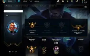 Conta ouro 4 com 35 skins e 97 champs