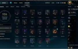 Conta lol D5 77 skins 7 sentinelas e vários ícones