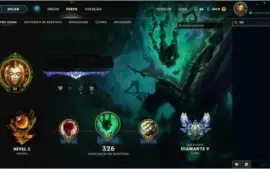 Conta lol D5 77 skins 7 sentinelas e vários ícones