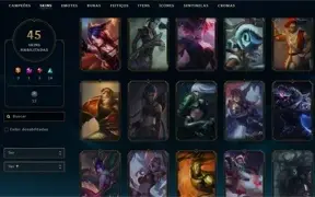 Conta Main Yasuo Caindo Com Plat 2 Menos 45 Skins