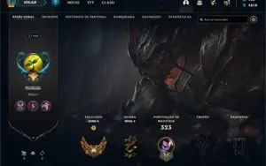 Conta Main Yasuo Caindo Com Plat 2 Menos 45 Skins