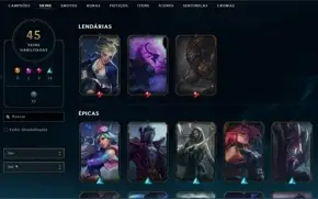 Conta Main Yasuo Caindo Com Plat 2 Menos 45 Skins