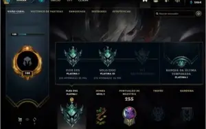 CONTA LOL 117 CHAMPIONS