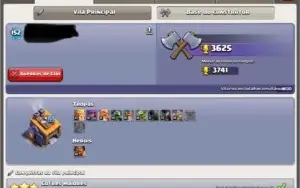 Clash of Clans CV 11 TOP + 1100 GEMAS!