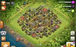 Clash of Clans CV 11 TOP + 1100 GEMAS!