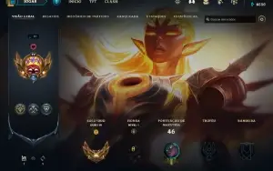 Conta OURO 4 | 62% Win - Lol (League Of Legends) Elomoon