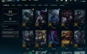 Conta OURO 4 | 62% Win - Lol (League Of Legends) Elomoon