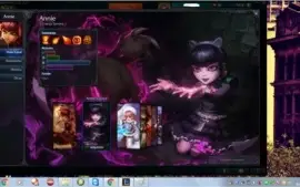 Conta Level 30 # 8 skins # skin Annie Gótica