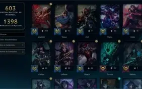 FULL ACESSO - LVL 596 - 172 SKINS - NICK BOM - R$400