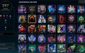 FULL ACESSO - LVL 596 - 172 SKINS - NICK BOM - R$400